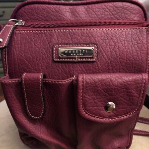 Rosetti Burgundy crossbody bag